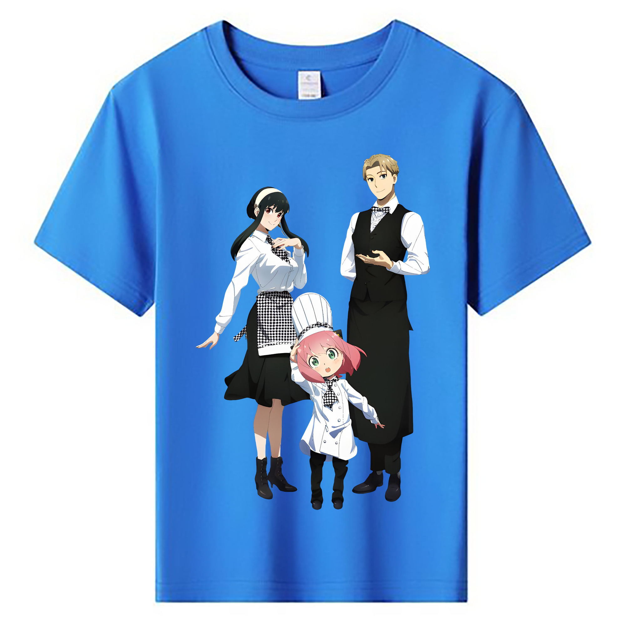 （画像用） SPY×FAMILY间谍家家酒 綿100％キッズTシャツ（フロントプリント）